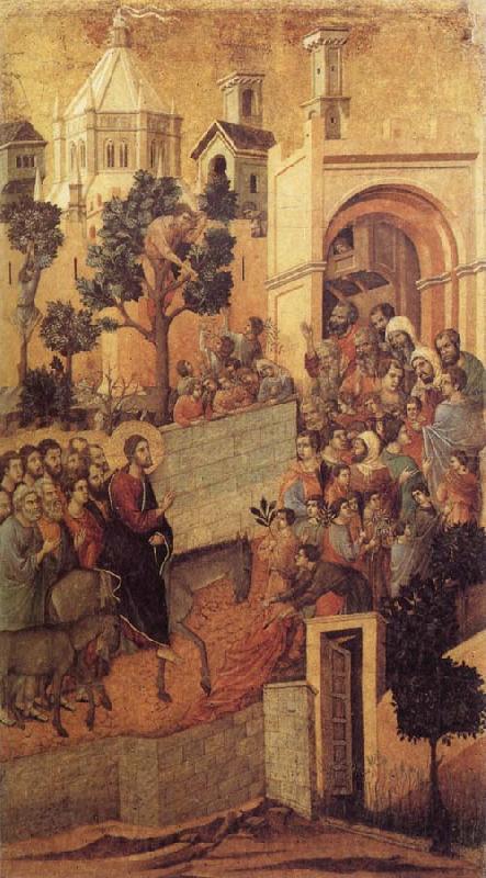 Duccio di Buoninsegna Christ Entering Jerusalem Germany oil painting art